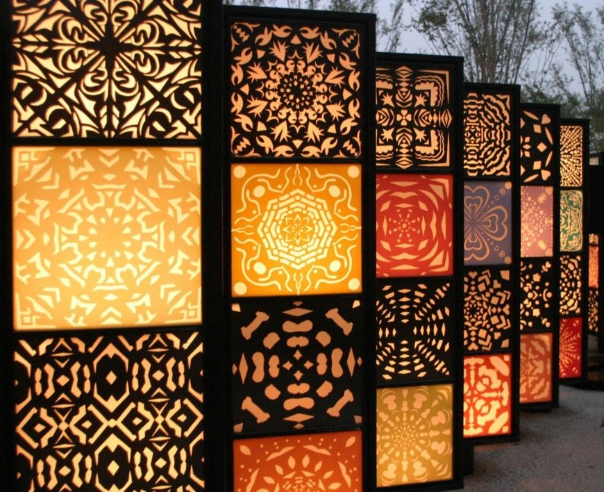Moroccan wood lattice
