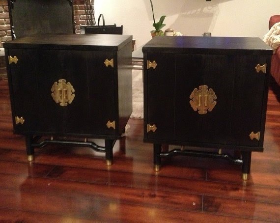 Oriental style chest of drawers