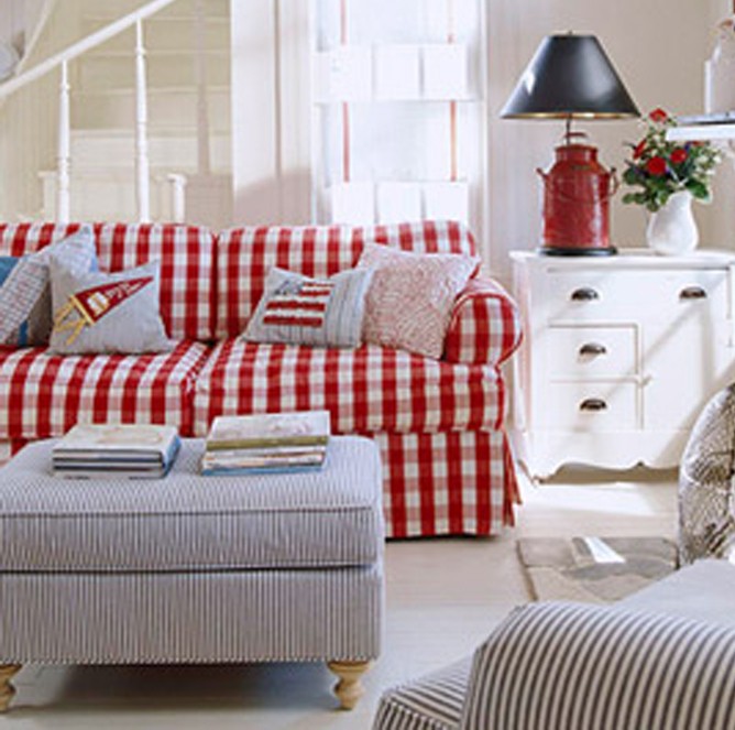 Overstuffed couches