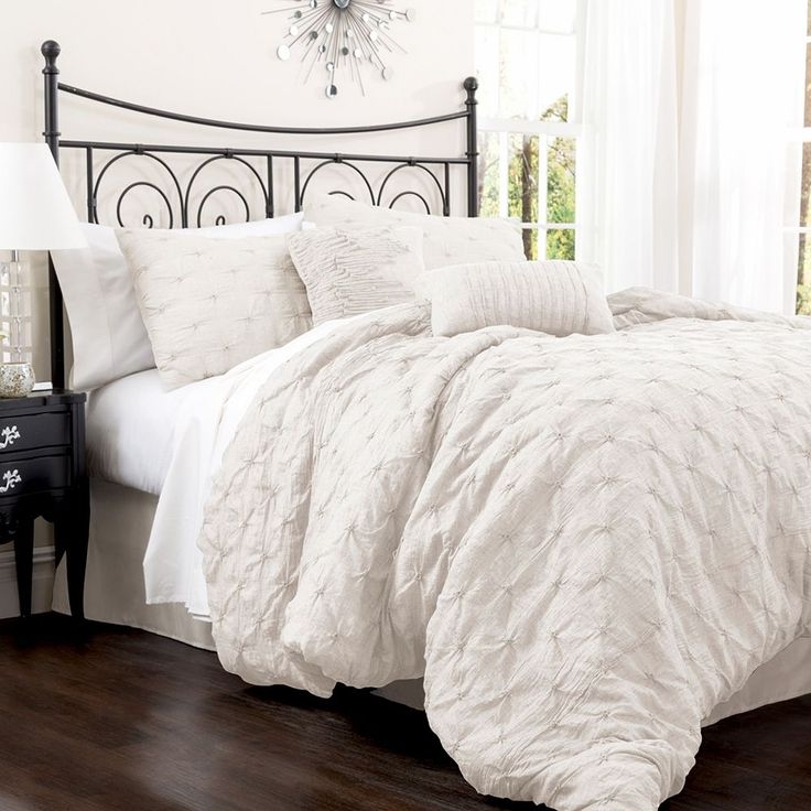 The beautiful bedroom anabel comforter set in ivory