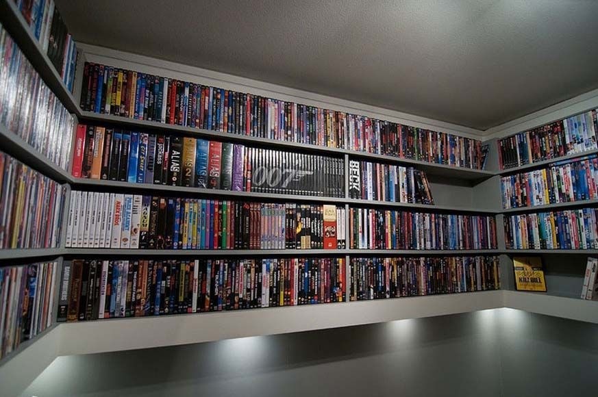 Blu ray media storage