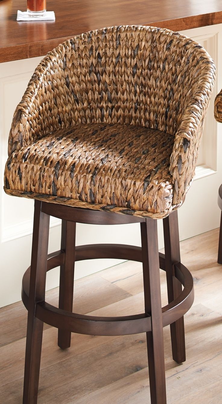 Boasting a supportive seagrass seat that swivels 360 the milo