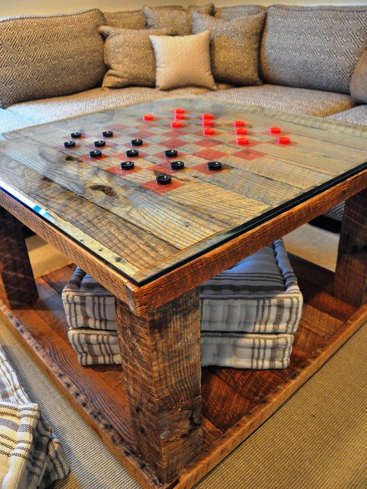 Chess board table top