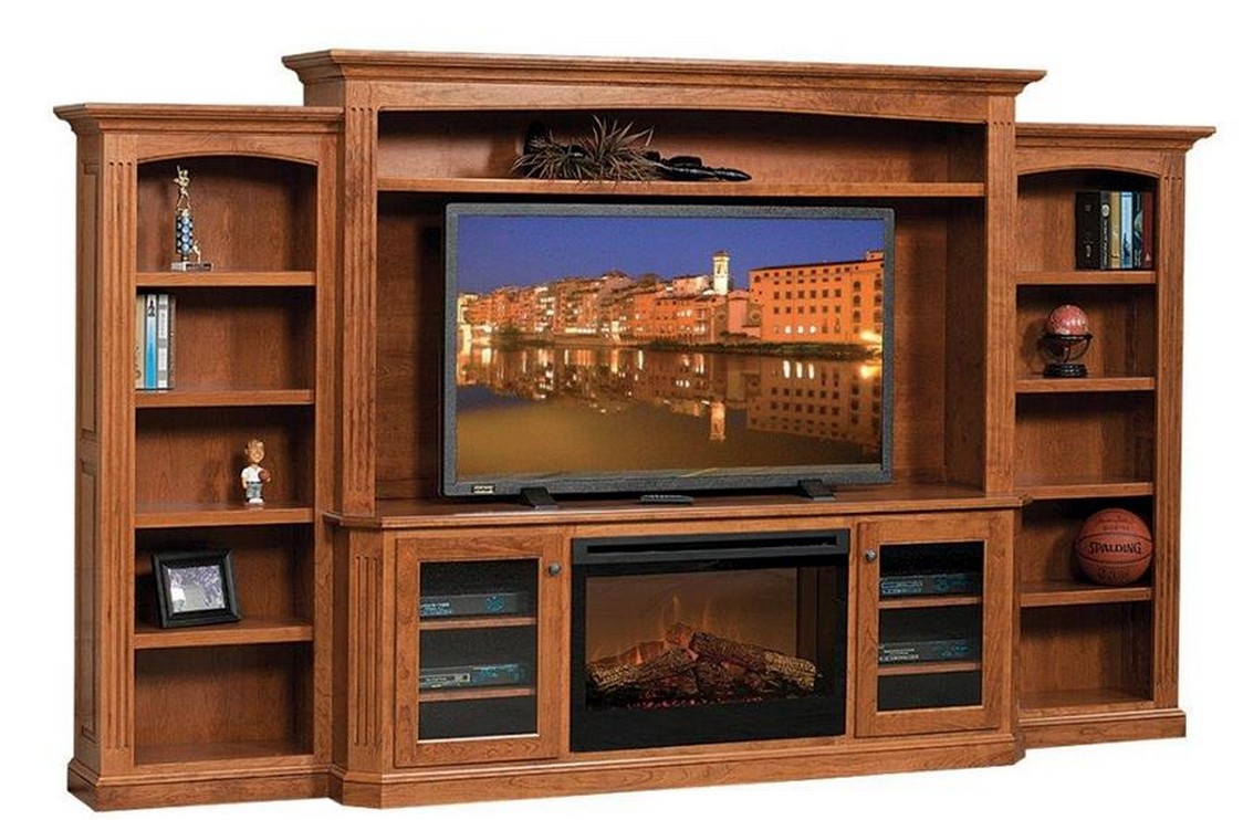Wall unit fireplace