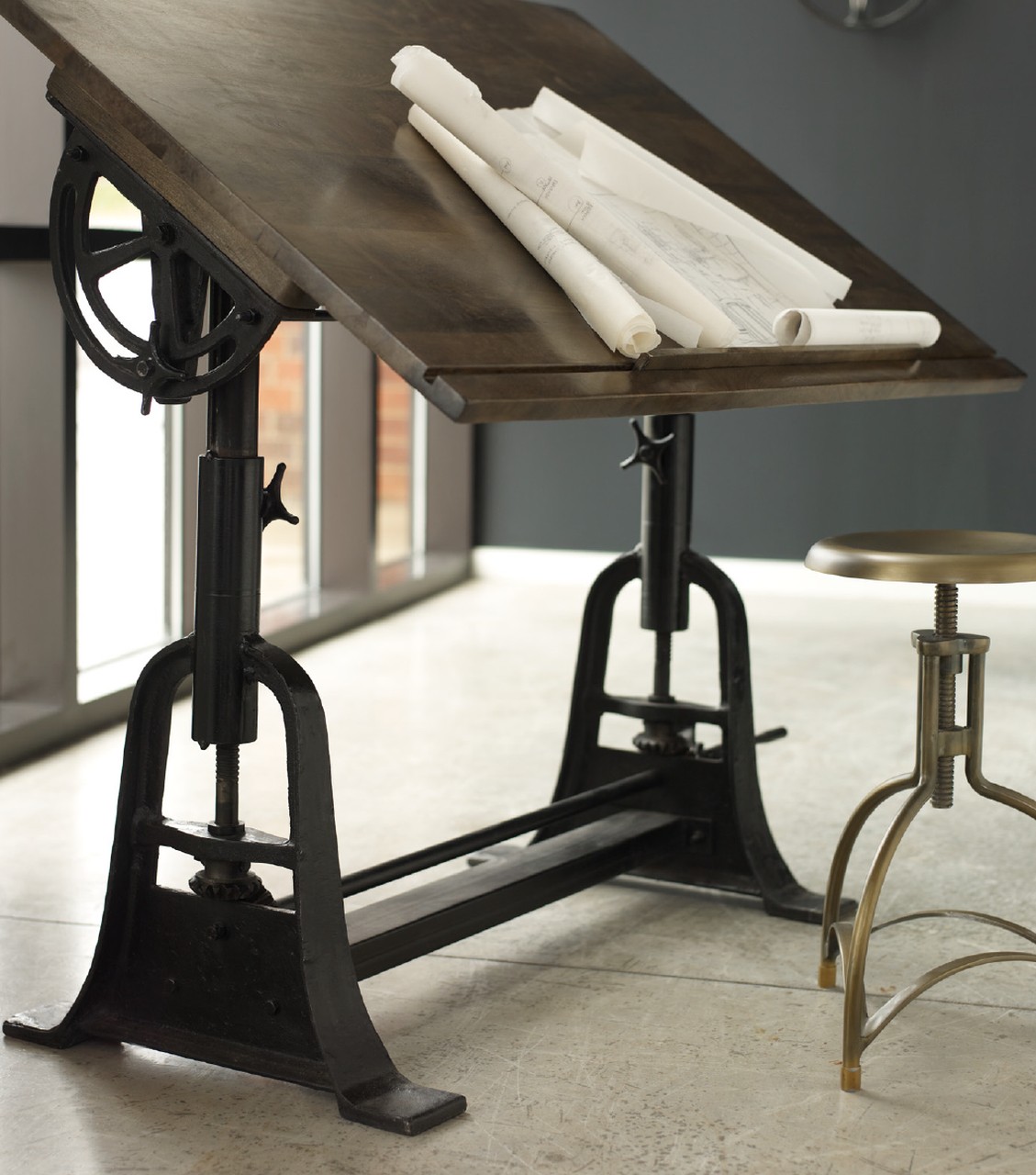 Antique architects desk