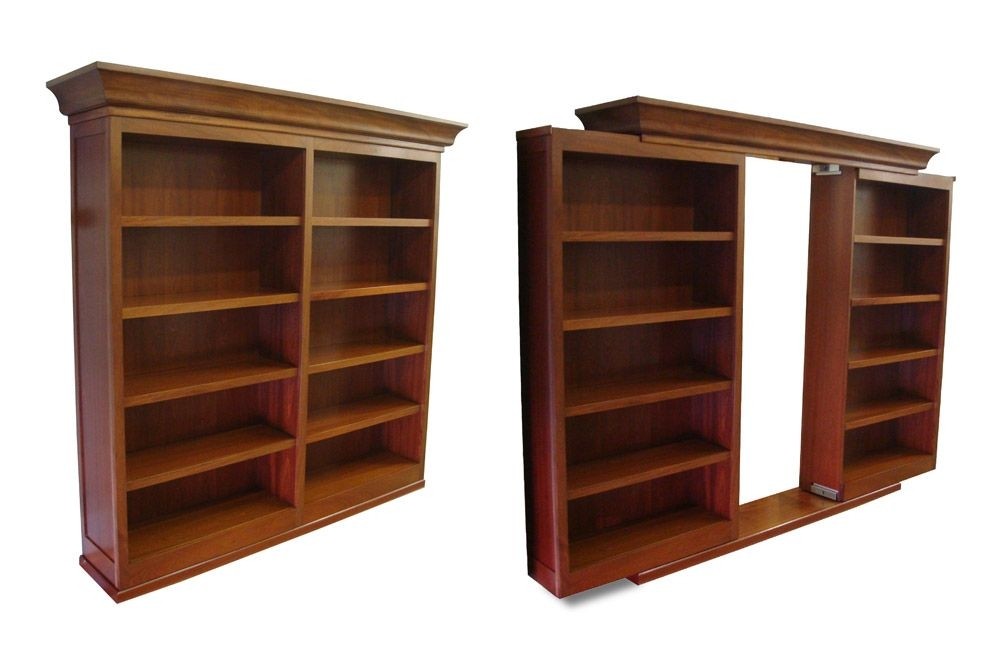 Bookcase sliding doors 1