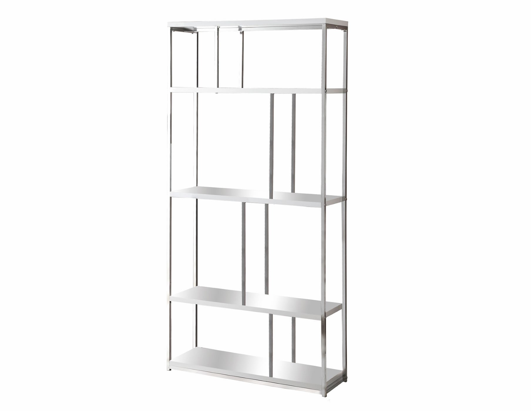Chrome bookcase 1