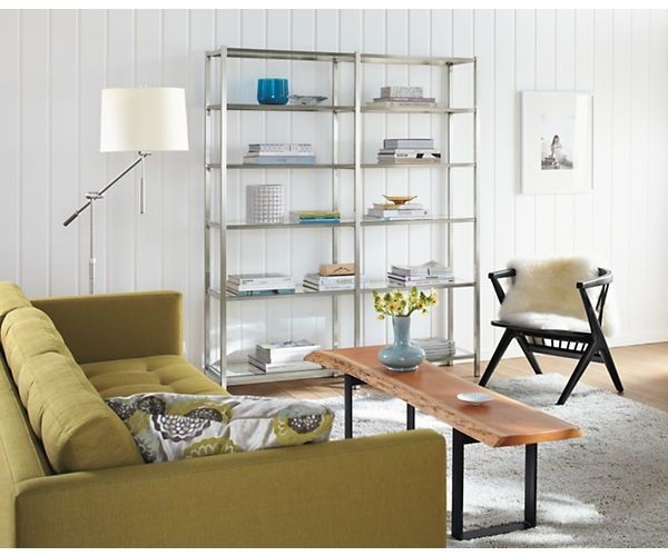 Chrome bookcases 18