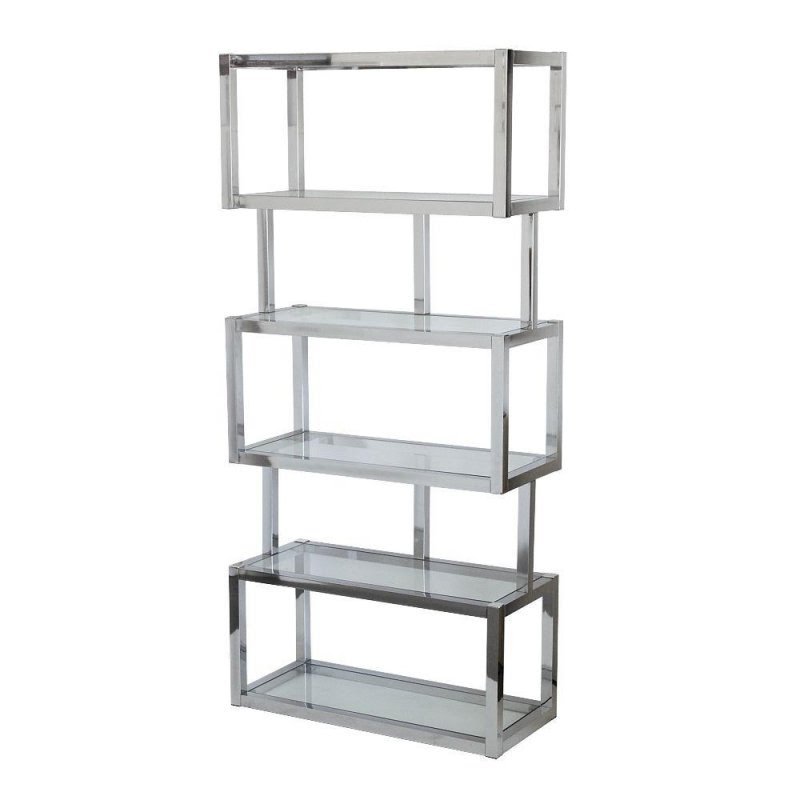 Chrome bookcases 27