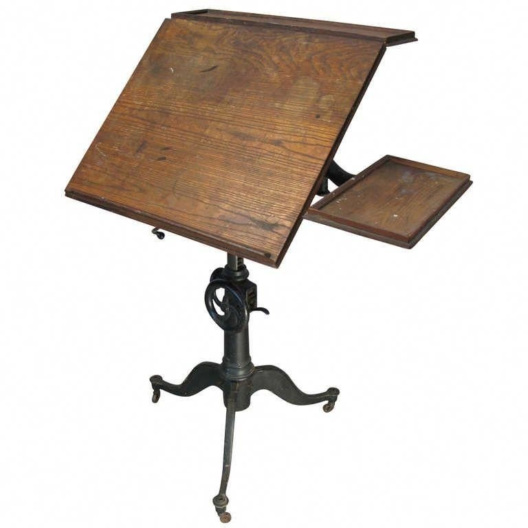 Drafting table wood