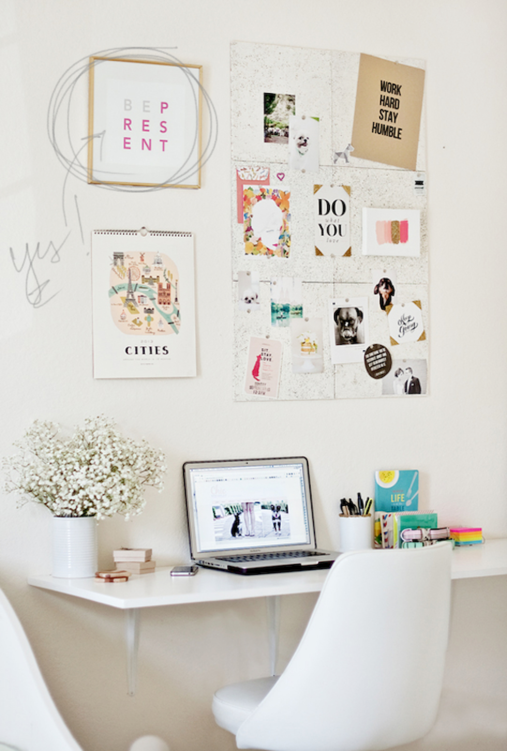 For our boards we purchased adhesive cork board tiles on