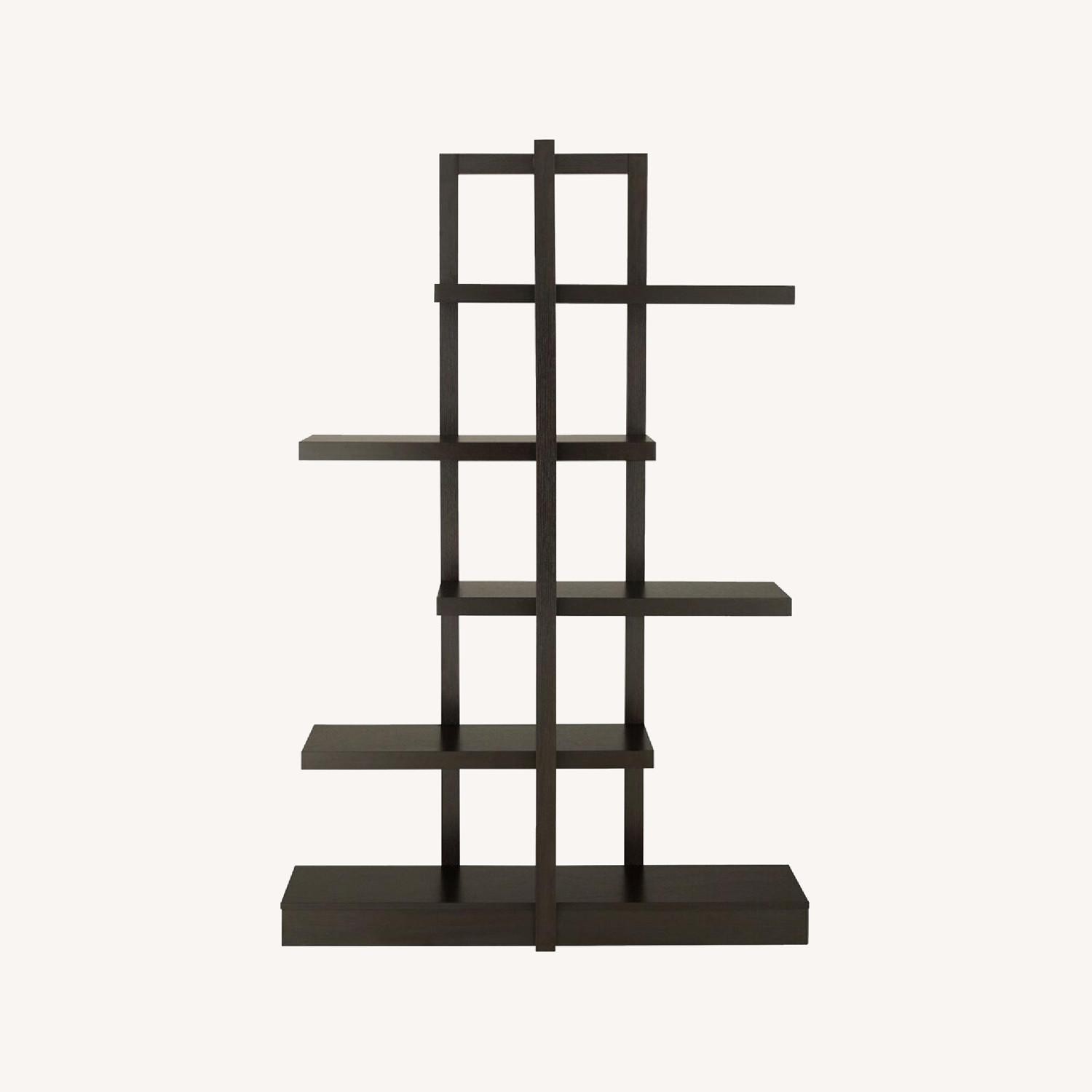 Furniture of America Lydia 5-Shelves Display Stand, Cappuccino