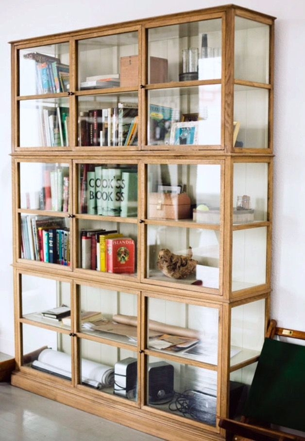 Glass curio cabinet