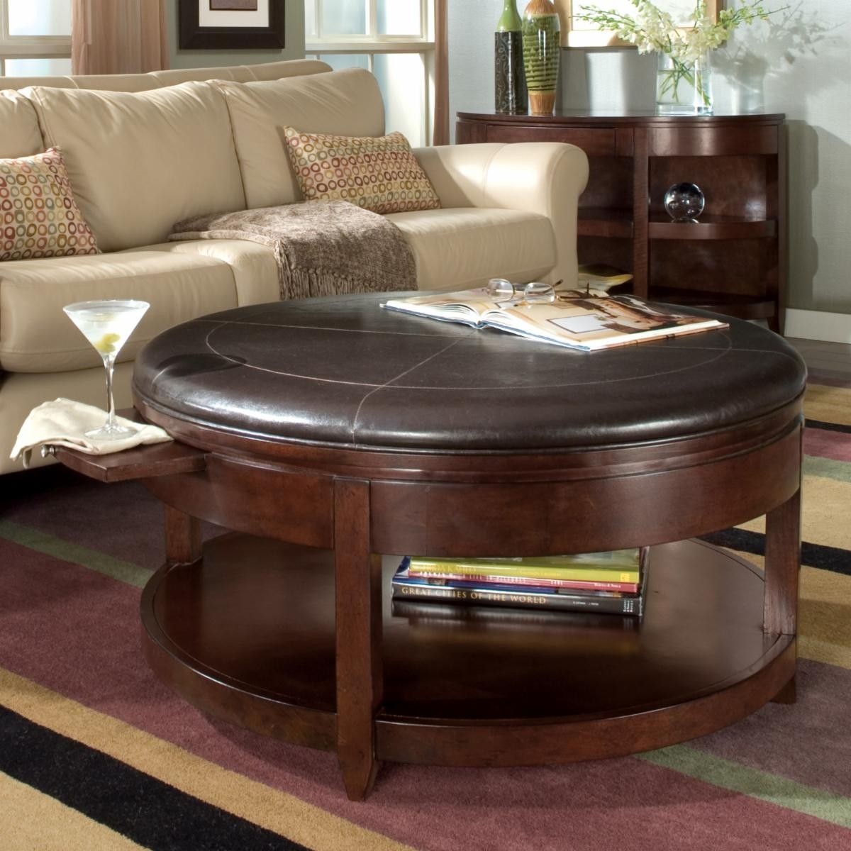 Magnussen Magnussen T1096-45 Newark Wood Round Coffee Table