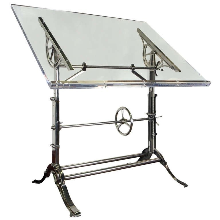 Mechanical industrital drafting table