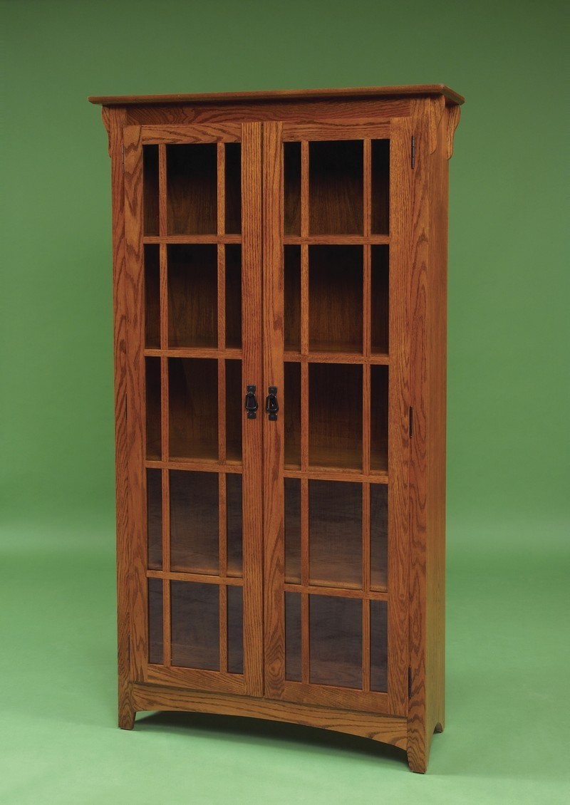 Mission style bookcases