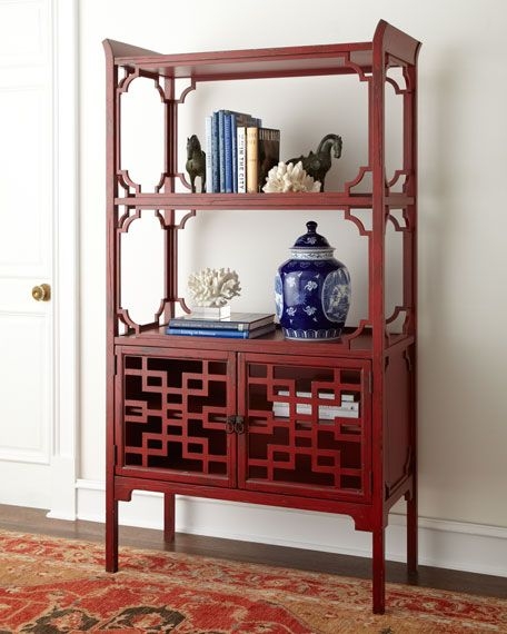 Oriental bookcases