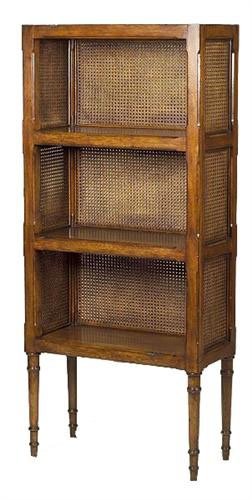 Rattan etagere