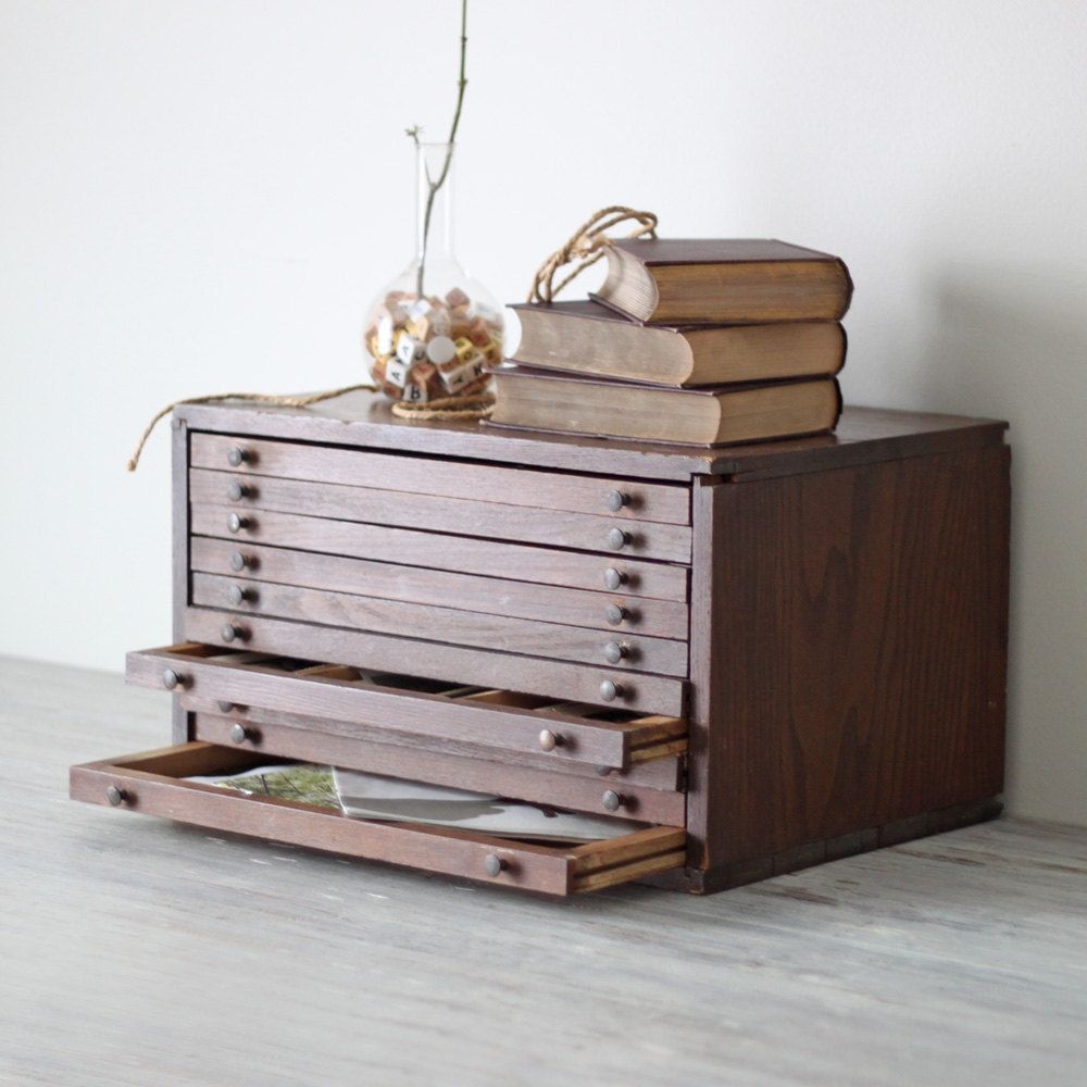 Vintage flat files