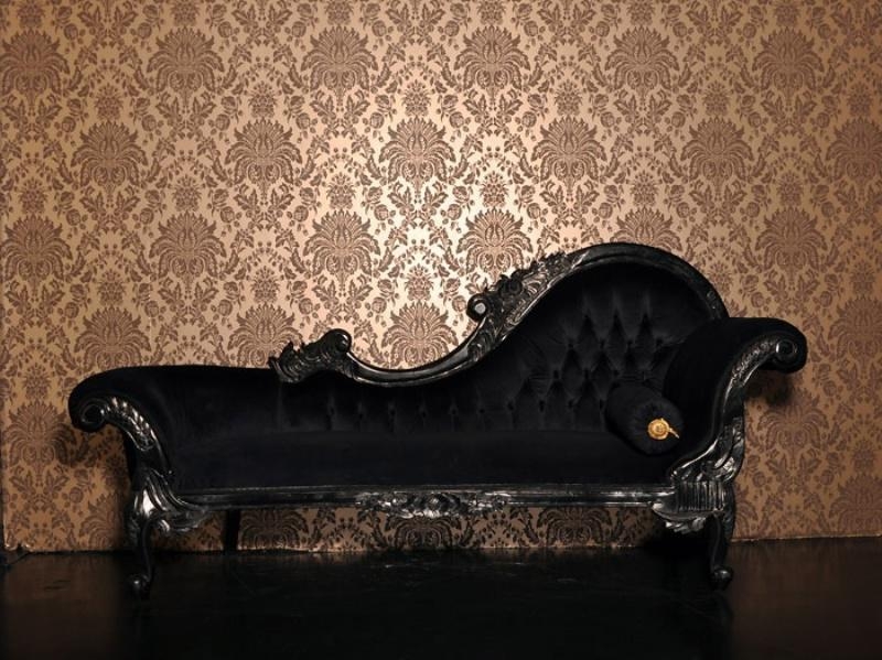 Antique chaise lounge chairs