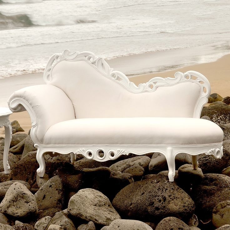 Antique chaise lounge sofa