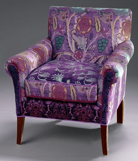 By artist mary lynn oshea upholstered chair covered in the