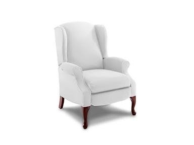 Customize with your fabric choice for this high leg recliner