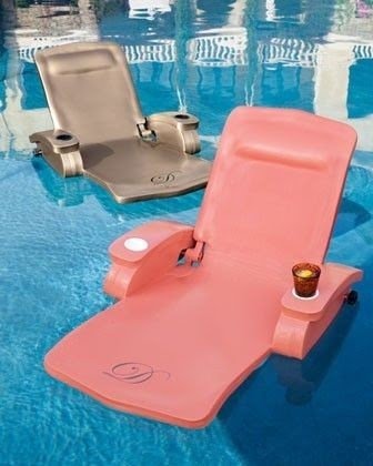 Foam pool lounger