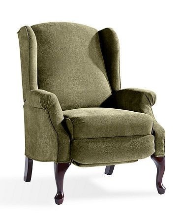 High leg wingback recliner