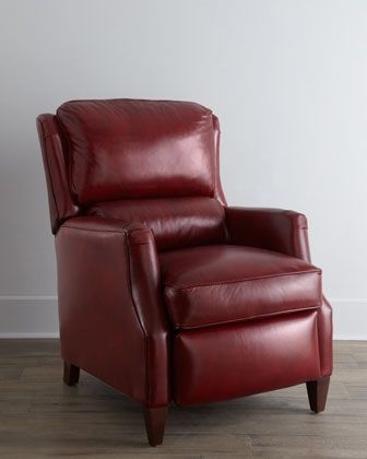 Marlowe leather recliner at horchow onekingslane designisneverdone