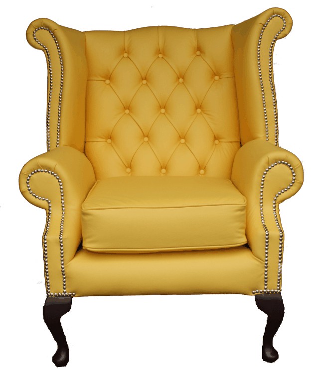Queen anne style recliner chair