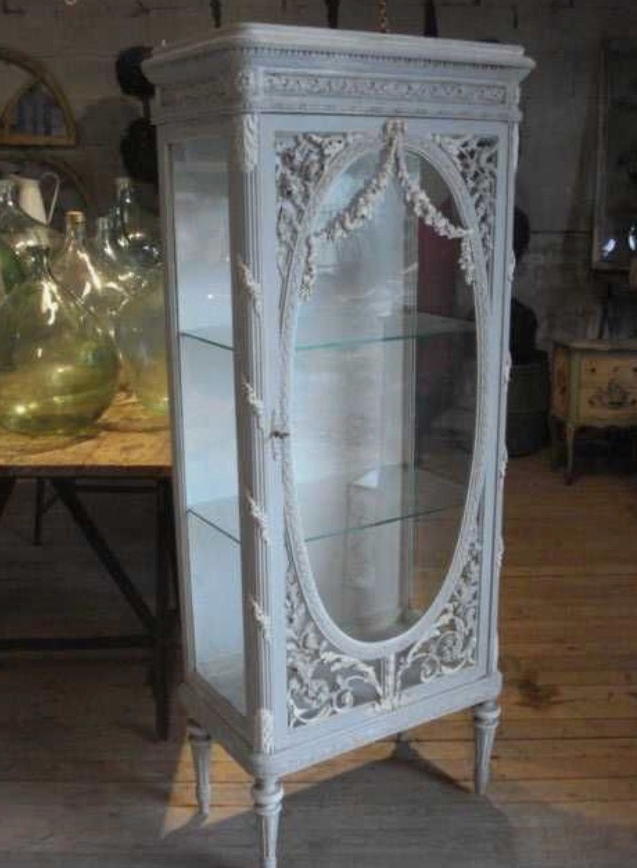 Vintage curio cabinets 1