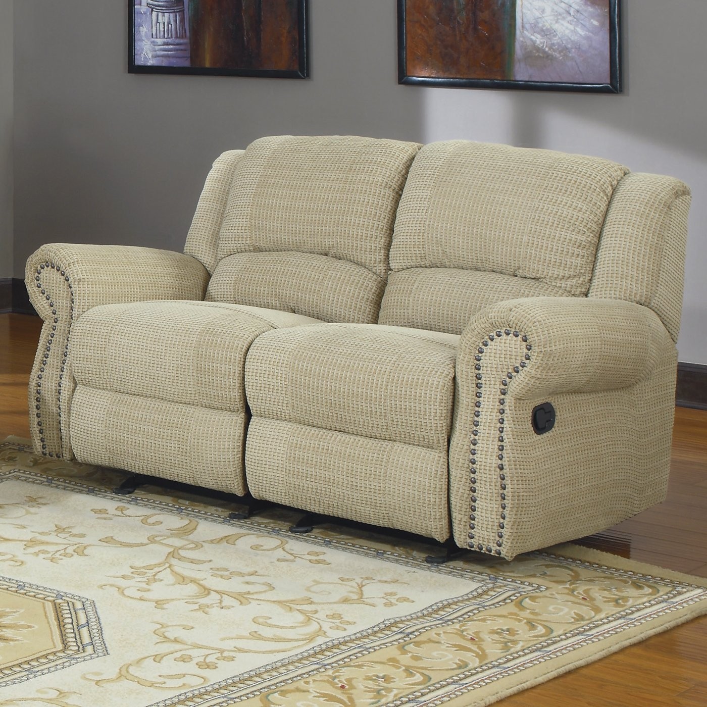 Woodbridge home designs quinn double rocker reclining loveseat