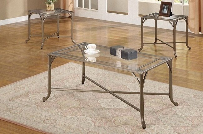 Antique bronze coffee table