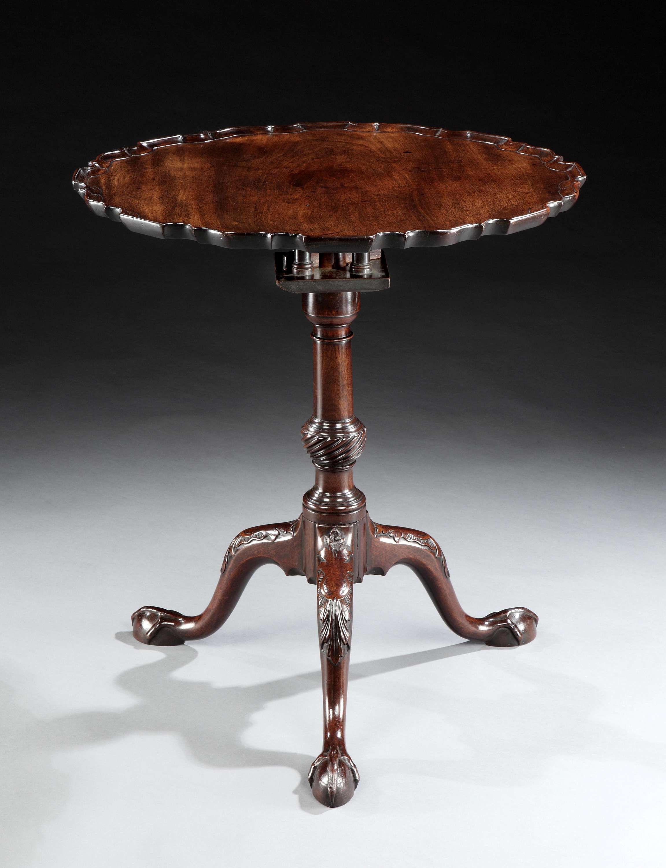 Antique pedestal table 2