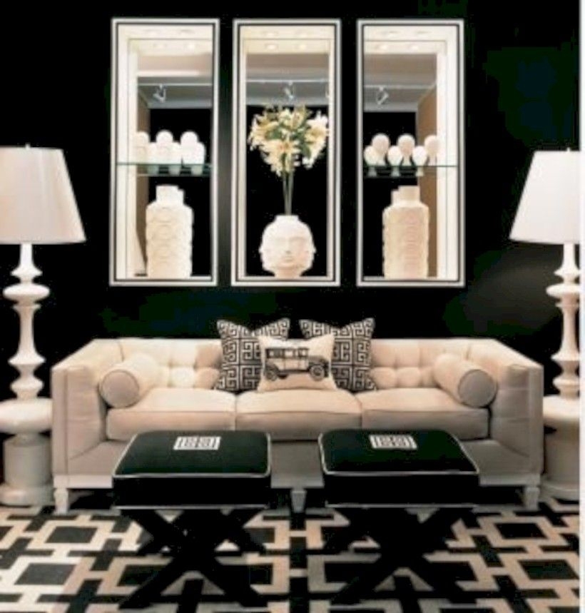 Black contemporary sofa 3