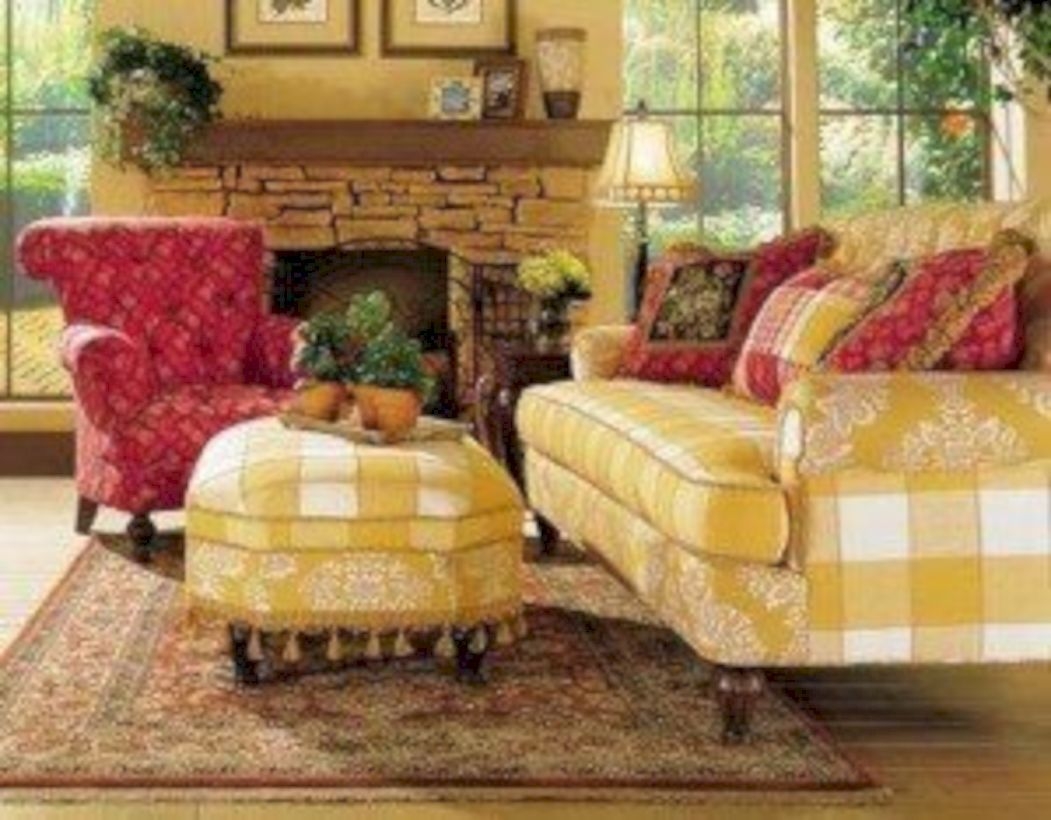 Country french ottomans
