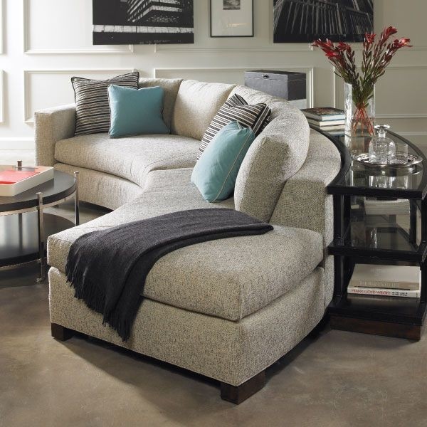 Curved couch sofa