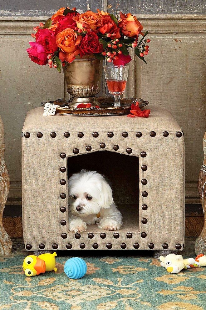 Dog bed ottoman