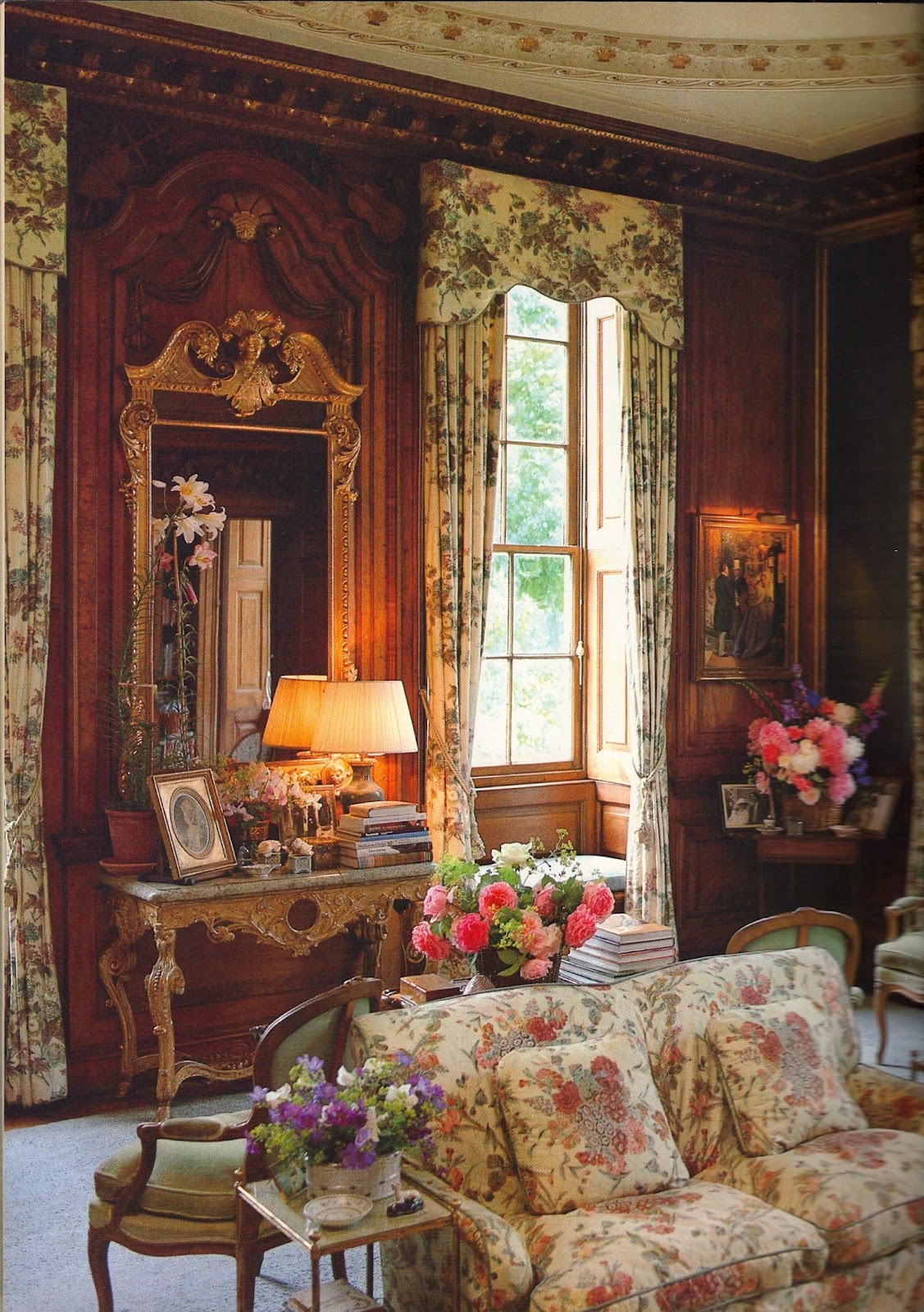 English chicheley hall at buckinghamshire by english decorator tom parr