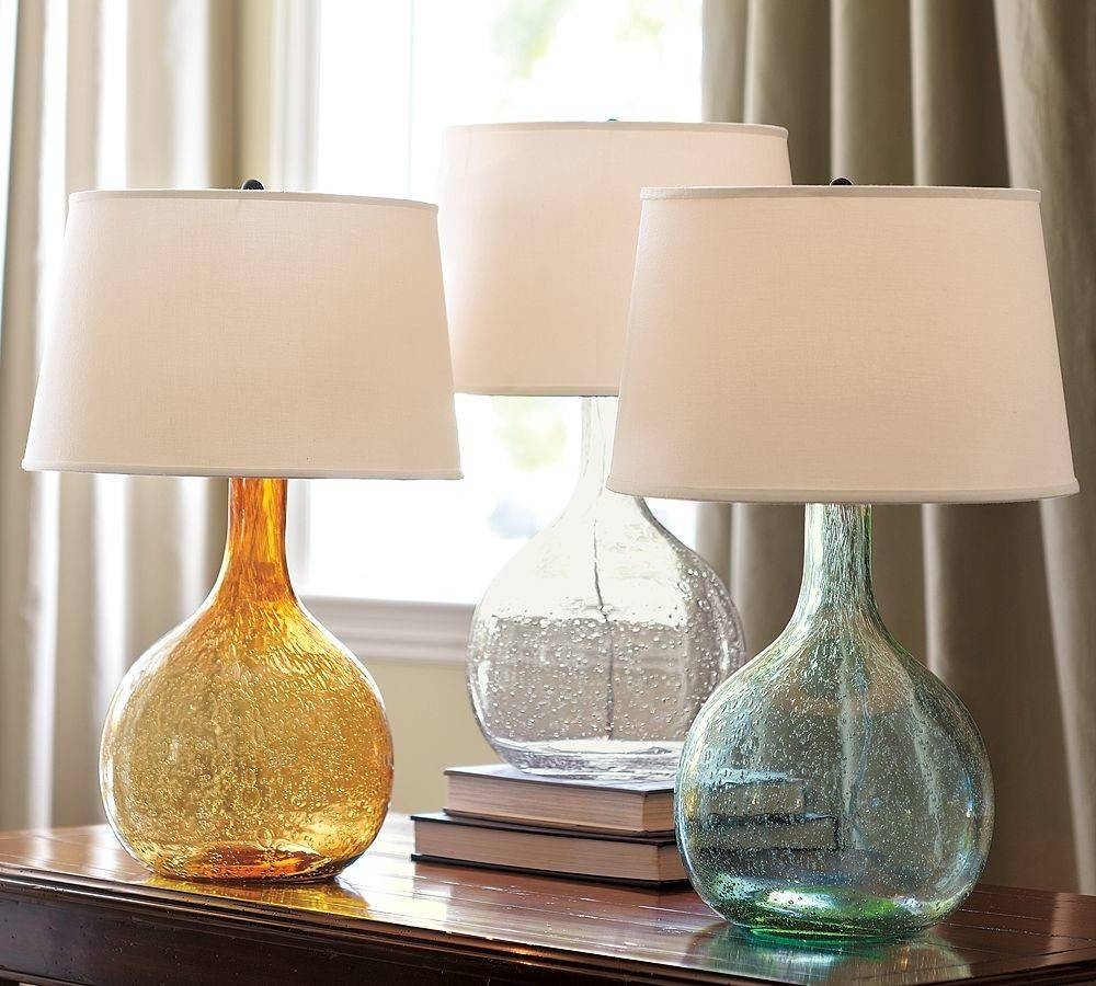 Eva Colored Glass Table Lamp
