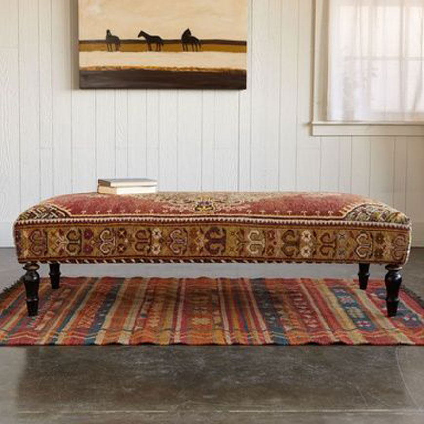 Kilim coffee table