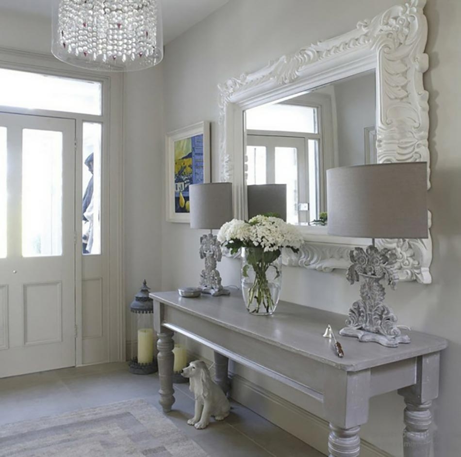 Mirror hallway table