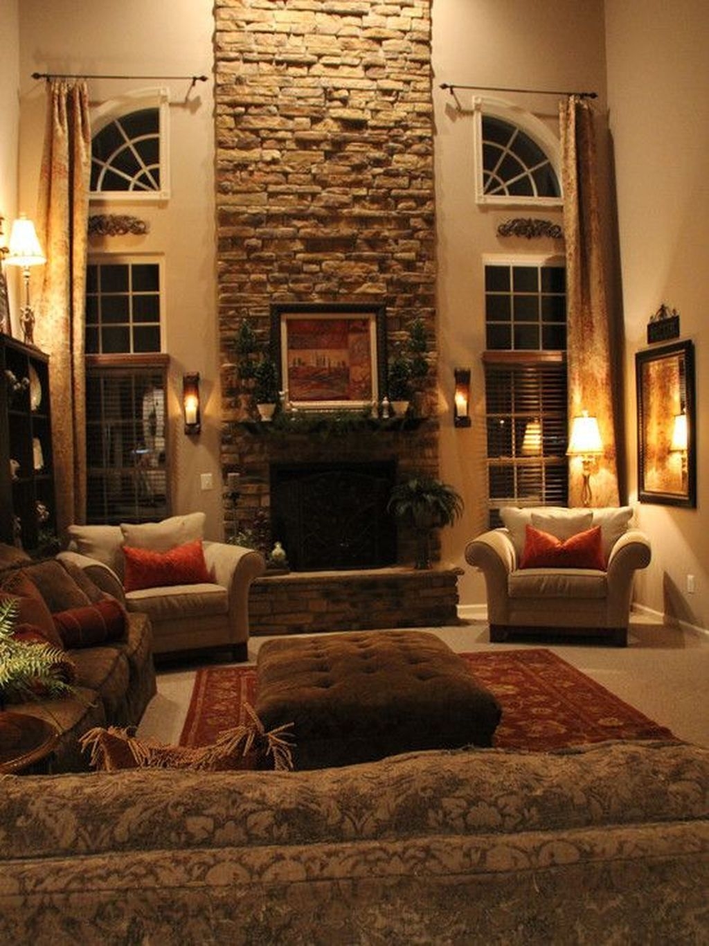 Old world with blue accents