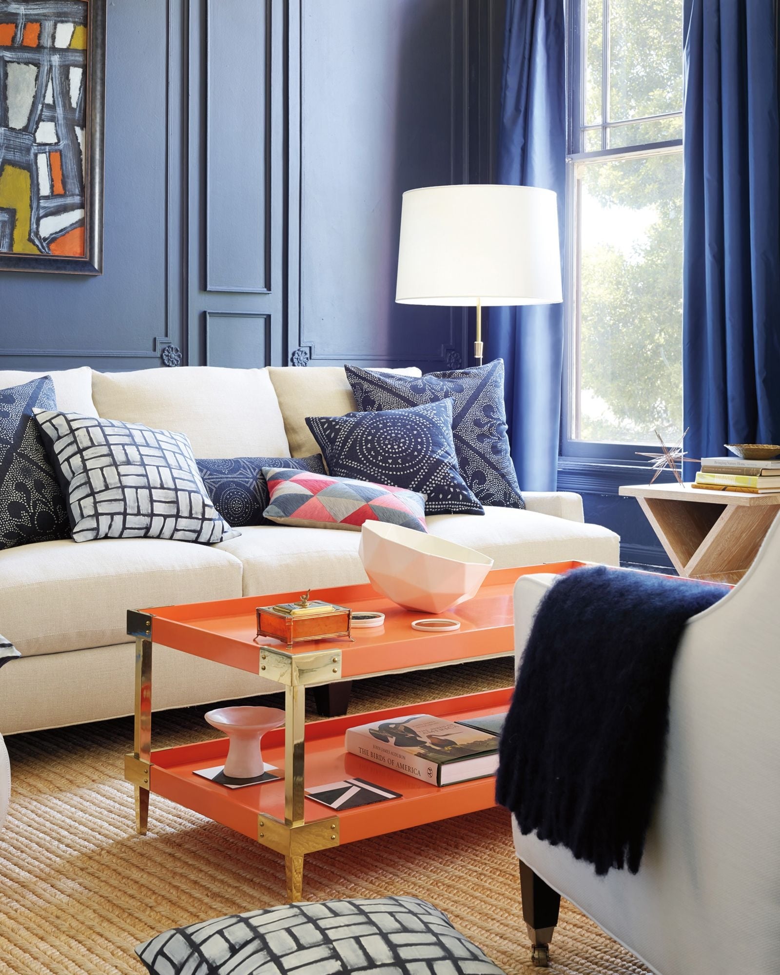Orange coffee tables