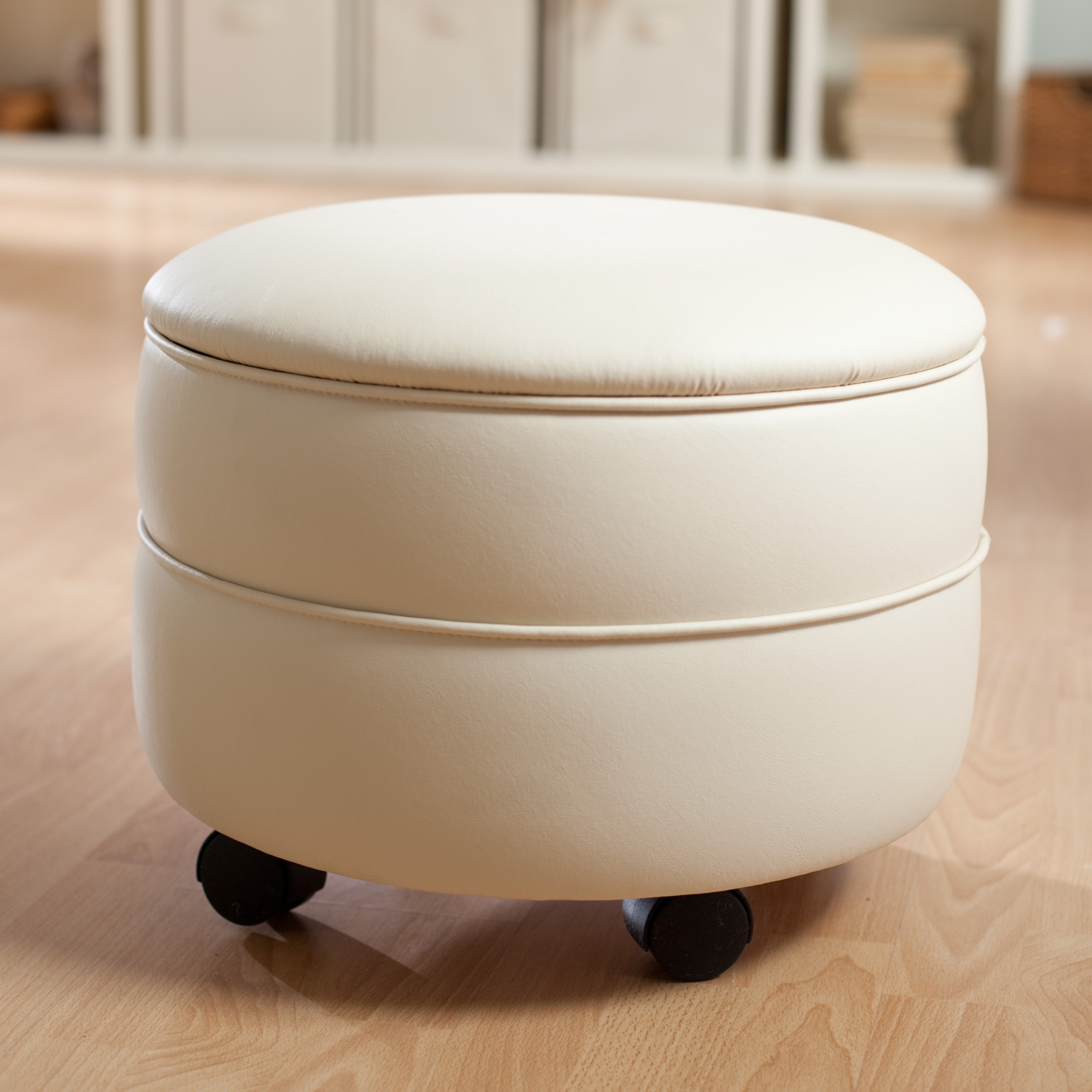 Ottomans with wheels