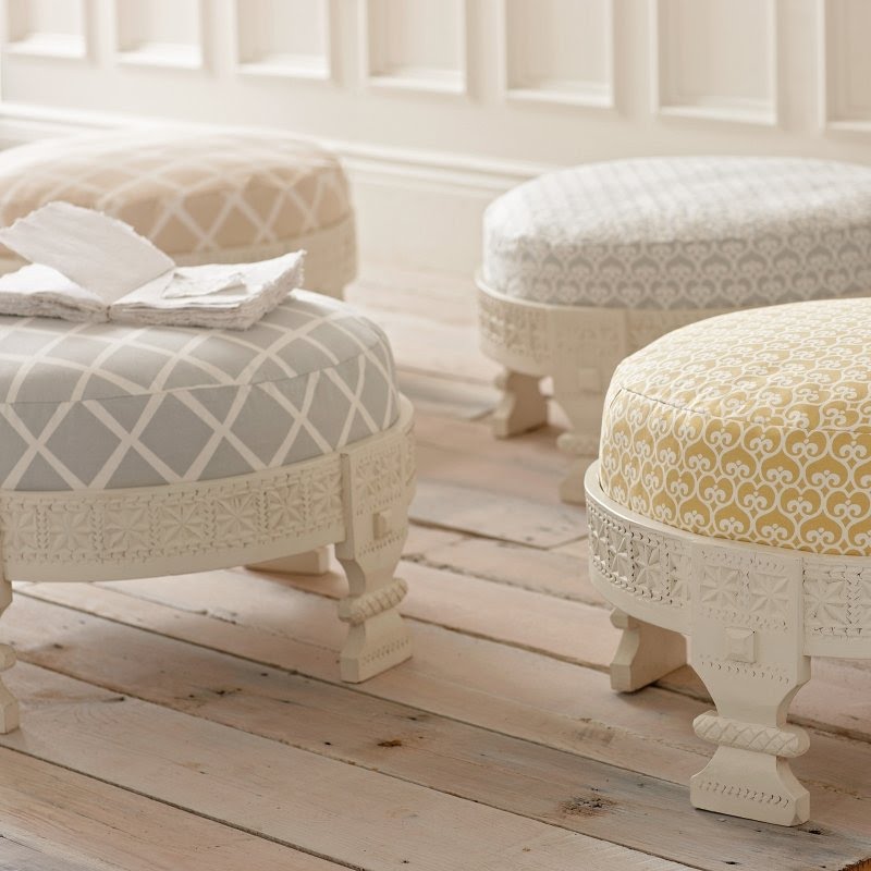 Small ottomans footstools 1