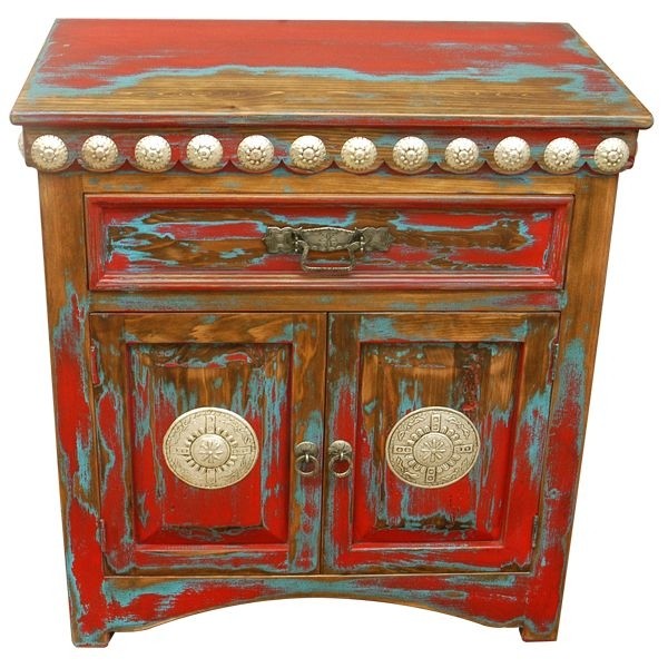 Southwestern end tables 13