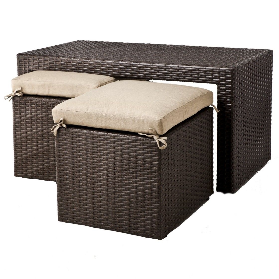 Table and ottoman set