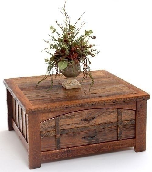 White distressed side table